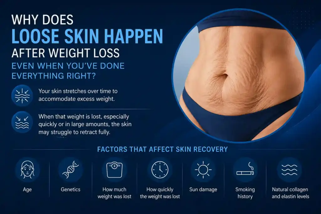 Why Does Loose Skin Happen After Weight Loss Even When You’ve Done Everything Right Fulham?