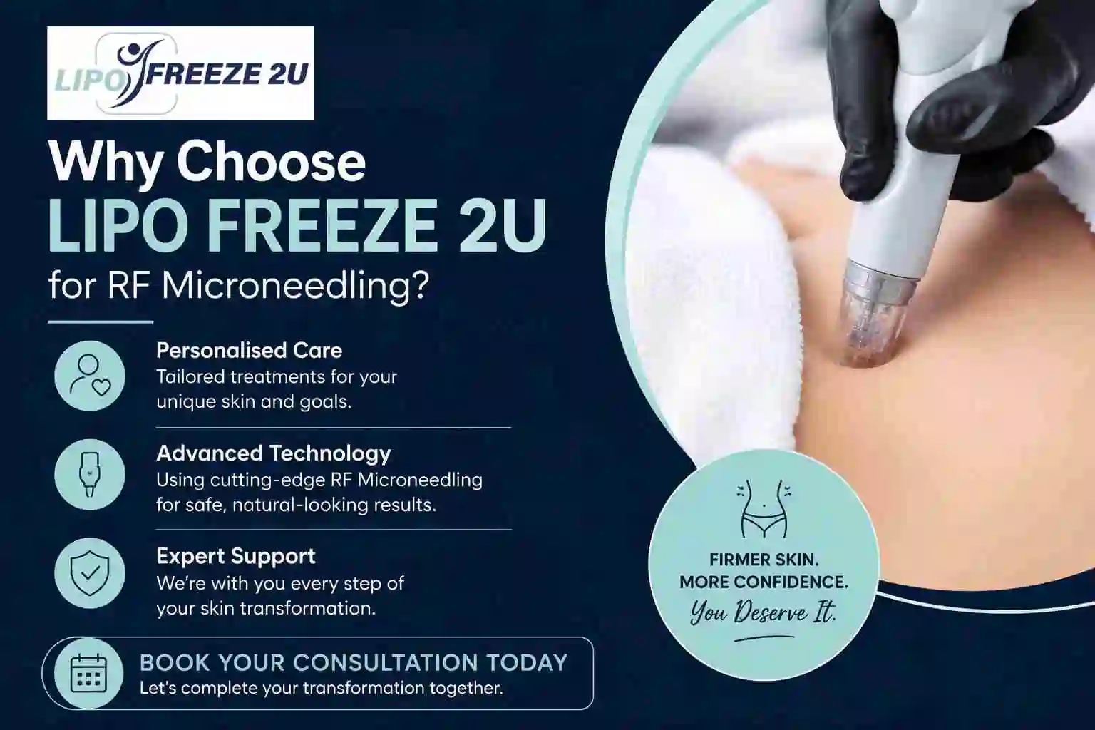 Why Choose LIPO FREEZE 2U for RF Microneedling Fulham?